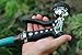 High Pressure Chrome Garden Hose Nozzle, 8 Pattern Zinc/ Alloy Water Hose Nozzle. Best for Watering Lawns, Washing Cars, Dogs & Pets by Careful Gardener