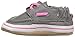 Robeez Girls' Boatin' Betty Slip-on, Boatin' Betty Grey/Pink, 6-12 Months M US Infant