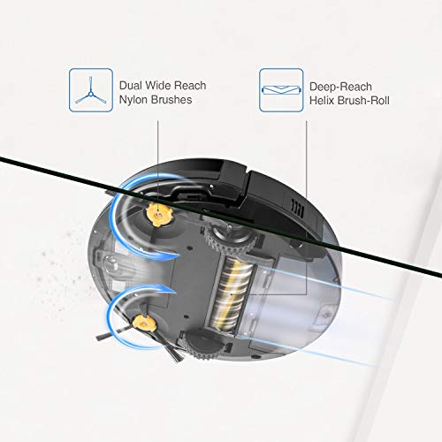 ECOVACS DEEBOT N79 Robotic Vacuum Cleaner with Strong Suction, for Low-pile Carpet, Hard floor, Wi-Fi Connected (Renewed) ...