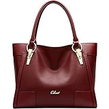 CLUCI Women's Leather Designer Handbag Shoulder Bags Tote Purse Bag on Clearance
