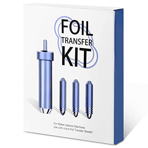 Ctof Foil Transfer Kit for Explore Air Air2 and Maker with Foil Transfer housing,3 Tips,Foil