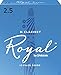 D'Addario Woodwinds - Royal Bb Clarinet Reeds - Reeds for Clarinet - Strong Spine - Works Well for Classical & Jazz - Clarinet Reeds 2.5 Strength, 10-Pack