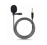 Alvoxcon Lavalier Microphone, Lapel Condenser