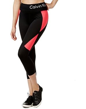 Calvin Klein Performance Colorblocked Capri Leggings Black 2XL