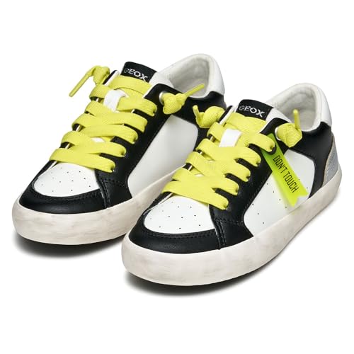 - J GISLI Girl A, Zapatillas Niñas, White/Black,