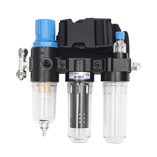 Three-In-One Function Supplied Air Fed Respirator System & Full Face Gas Mask, FDA Tested, Breathe Easily, Don't Need Cartridge, Mask Included