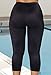 Aquabelle Women's Chlorine Resistant Xtra Life Lycra Capri 14 Black