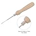 Needle Felting Kit SOLEDI Wool Felt Tools Needle Felting Craft Kit with 7 Felting Needles, Scissor, Wooden Felting Tool, Awl, Felting Foam Mat, 2 Leather Finger Cots and Storage Plastic Box