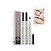 Eyebrow Pencil Waterproof Fork Tip Eyebrow Tattoo Pen 4 Head Fine Sketch Liquid Eyebrow Enhancer Dye Tint Pen