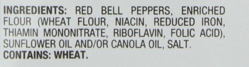 FRESH GOURMET CRISPY RED PEPPERS | 3.5 OUNCE, PACK OF 6 | LOW CARB | CRUNCHY SNACK AND SALAD TOPPER