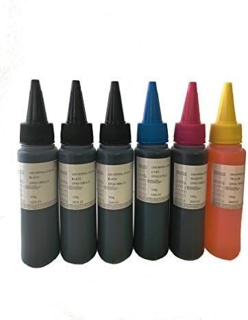 Extra Black 600ml Bulk Dye Refill Ink for HP 932 933 CIS/CISS and refillable cartridges.Officejet6100, 6100 - H611a, 6600, 6700, 6700Premium, 7110 - H812a, 7610, 7612-3xBlack, Cyan, Magenta, Yellow