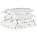 Amazon Brand – Rivet Distressed Global Arrow Stripe Duvet Cover Set, Full / Queen, 90