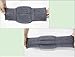 Wool Cashmere Knee Brace Pads Winter Warm Thermal Knee Compression Sleeve for Women Men,Gray,2-Per Pack(1 Pair)