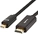 Amazon Basics Mini DisplayPort to HDMI Cable - 15 Feet, Laptop, Black