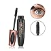 4D Silk Fiber Lash Mascara, ALIVER Waterproof Long Lasting Mascara, Makeup Lashes Volumizing Eyelash Extension Washable Mascara-No Smudging or Flaking (Black Mascara) 0.3 fl. oz
