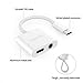 KEEZING USB C to 3.5mm Headphone Adapter,USB C to Aux Converter Compatible with Google Pixel 3/ 3XL/ 2/ 2XL, iPad pro 2018, HTC, Essential Phone and More(White)thumb 1