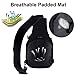 AmazingValueDeal Military Tactical Sling Bag Pack Shoulder Rover Backpack EDC Molle Assault Range Bags Everyday Carry Bag Outdoor Sport Chest Bag with 2 Extra D-Ring Black