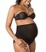Belevation Womens Maternity Underwear Support Briefs X-Large Black