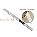 Bonsaii M8701 Retractable Utility Stainless Steel Knife, Set of 5,Portable Small Snap off Cutter, Safety for Office/Home/Arts Crafts/Hobby to Cut Paper/Cardboard/Box/Tape/Wallpaper