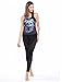 CFR New Women Fitness Leggings Sexy Mesh Yoga Pants High Waist Ankle Length Workout Running Tights Hip Pust Up Trousers Black,S UPS Post