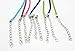 yueton Pack of 30 Mixed Color Leather Plaited Cords Ropes for Wrist Charms