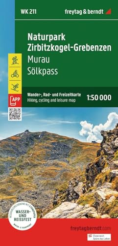 Zirbitzkogel-Grebenzen, hiking, bike and leisure map 1:50,000 WK 0211 at Amazon