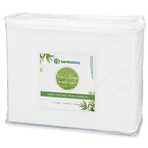 Bamboo Bay 6Piece Bamboo Sheet Set (10 Colors) Soft, Breathable