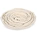 SOLEDI Natural Roving Wool Top Roving Fiber Spin Felt Crafts Needle Felting (Milk White)