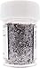 Hobbyland Edible Sprinkles (Metallic Silver Glitter Flakes, 1/4 oz)