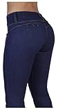Curvify 764 Women's Butt-Lifting Skinny Jeans | High-Rise Waist, Brazilian Style Indigo 11