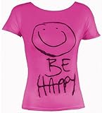 Hot Hanger Girls Tshirt Be Happy Print Top Tees