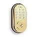 Yale Security Living Keyless Push Button Deadbolt in Polished Brass (Standalone) (YRD210-NR-605)