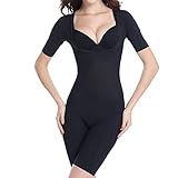Shymay Women's Full Body Shaper Thigh Slimmer Firm Control Shapewear Bodysuit