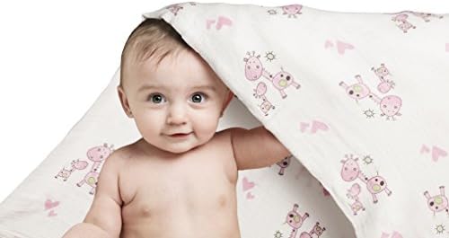 Softest Muslin Swaddle Baby Blankets - Large and Ultra Soft Bamboo and Cotton Mix Receiving Wrap 3 Pack - Comfortable, Breathable, Organic, and Light Weight