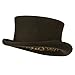 Men's Top Hat Wool Felt Hat - Brown