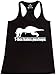 Shop4Ever® T-Rex Hates Pushups Women's Racerback Tank Top Gym Workout Tank Tops