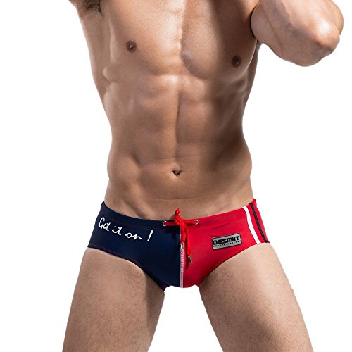 BAÑADOR DE NATACIÓN PARA HOMBRE ROJO XL