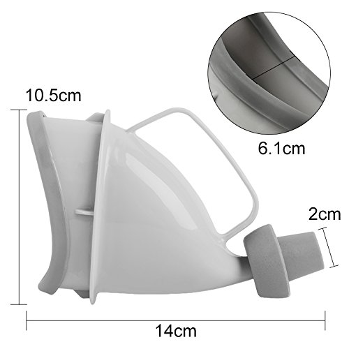 Unisex Urination Device, Portable Urinals for Women, Travel Urinal, Unisex Potty Urinal, Car Toilet Mobile Toilet Portable Urinal for Camping, Hiking, Outdoor Activities - Thumbnail 3