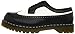 Dr. Martens 3989 Brogue Oxford 5 Eye Brogue,Black/white smooth,4 UK/Women's 6, Men's 5 M US