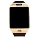 Amazingforless Bluetooth Touch Screen Smart Wrist Watch Phone with Camera - Gold
