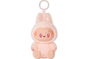 rezpwcr Labubu Plush Keychain - Super Soft Collectible Charm for Keys, Bags & Decor - Adorable Gift & Home Decor Charm