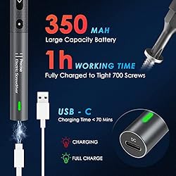 WOTOW Electric Screwdriver, (Newest) 28 in 1 Mini