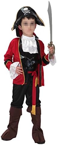 Betusline Kids Unisex Boys Halloween Cosplay Pirate Role Play & Dress-Up Costume