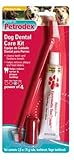 Petrodex Dog Dental Care Kit, Poultry Toothpaste with 2 Toothbrushes