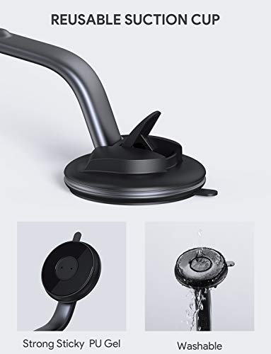 AUKEY Car Phone Mount 360 Degree Rotation Dashboard Magnetic Cell Phone Holder for Car Compatible with iPhone 11 Pro Max / 11 / XS Max / XS / 8 / 7 , Samsung Galaxy S10+, Google Pixel 3 XL, and More - Thumbnail 5