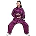 Itopfox Unisex Silk Kung Fu Tai Chi Uniform Breathable Morning Exercise