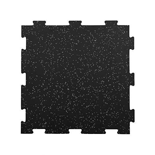 IncStores 8mm Thick Titan Rubber Interlocking Floor Tiles NonPorous