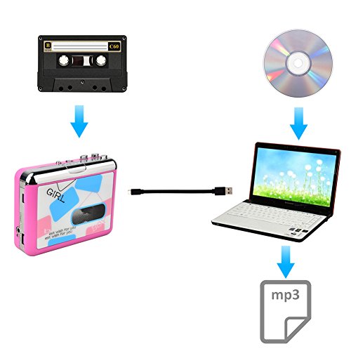 2 DIGITNOW+Cassette+Player+Cassette+Converter+Compatible
