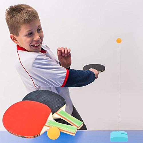 Settlede Table Tennis Set, Tables Tennis Trainer Elastic Soft Shaft Rapid Rebound Ping Pong Ball