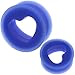 Pair 2g (6mm) to 15/16 (24mm) Heart silicone flesh tunnels ear plugs MoDTanOiz
